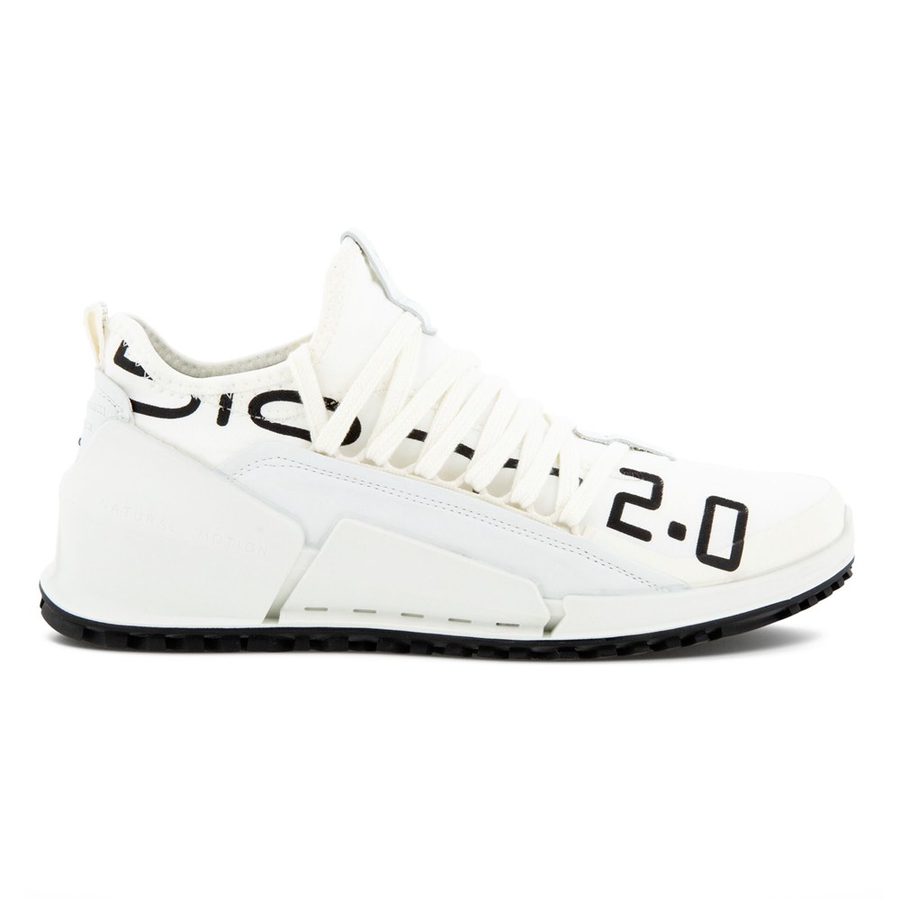 Womens Sneakers - ECCO Biom 2.0 Low Tex - White - 4815GXAVO
